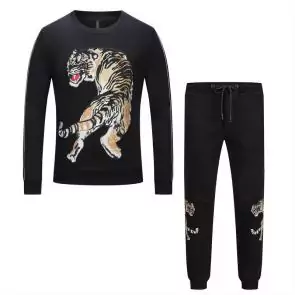 philipp plein jogging pas cher hot drill tiger